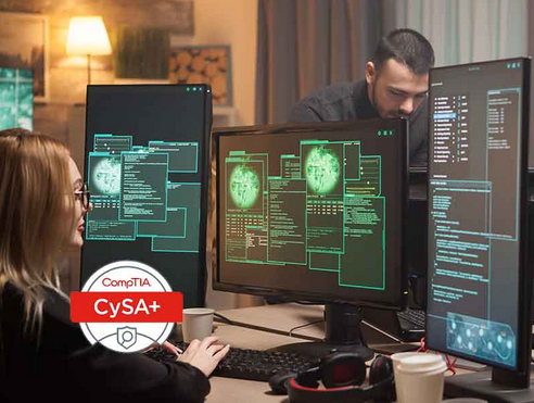 CompTIA CySA+ Cybersecurity Analyst (CS0-002) + Certification Exam Bundle