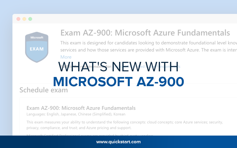 What's New With Microsoft AZ-900