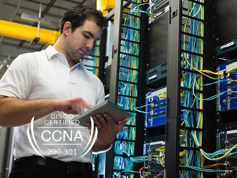 Implementing and Administering Cisco Solutions (200-301 CCNA) + Certification Exam